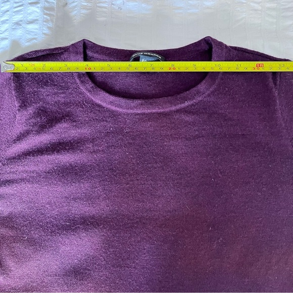 Club Monaco Merino Wool Sweater in Burgundy Size Small - Picture 8 of 12